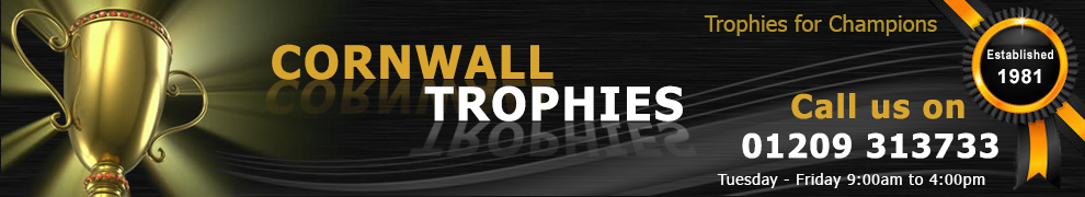 Trophies Cornwall | Awards Truro | Trophy Falmouth | Medals Redruth